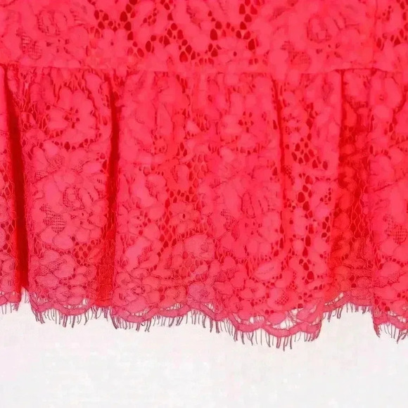 NWT RSVP by Talbots Size 18 pink sleeveless lace ruffle bottom blouse - Picture 8 of 15